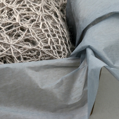 knitting, packaging & photography: packaging of gift knitted shawl, 2015